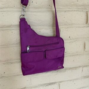 Travelon Vibrant Purple Crossbody Bag